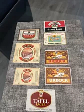 Vintage South Africa Beer Labels Unused