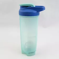 Contigo Blender Mixer Bottle Travel Protein Shakes Teal Beverages 24 Ounce