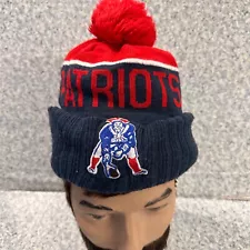 New England Patriots Beanie Adults Blue New Era Knitted Hat Winter Cap NFL