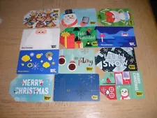 Best Buy 12 different new collectible gift cards