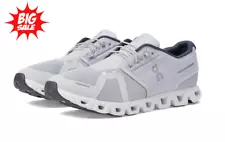 SALE! On Cloud 5 Men's Running Shoe, 100% AUTHENTIC, US Sizes 8-14,Glacier/White