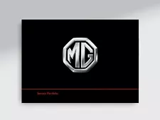 MG MG3 Service History Book Blank For All Models