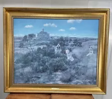 “The Bayberry Bush” William Merritt Chase Gallery Framed Original Oil Replica