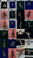 Limited edition Disney store charms sterling silver