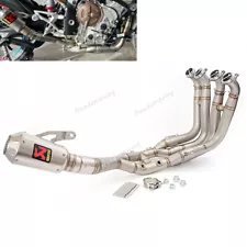 For BMW S1000RR 2019-2023 S1000R 2021-2023 Full Exhaust System Front Link Pipe (For: 2021 BMW S1000RR)