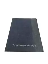 CJ 1964 Thunderbird Dealer Sales Brochure