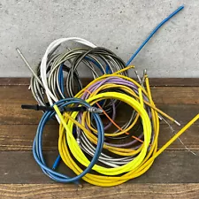 Old School BMX Cable Housing Casing Lot Lavender Blue Yellow Parts 70s 80s