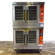 Vulcan VC4GD-15 Propane Gas Convection Oven Commercial Double Stack