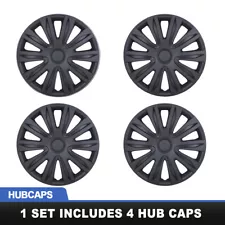 14" Set Of 4 Universal Wheel Rim Cover Hubcaps Snap For Toyota Honda Chevy Ford