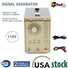 High Precision RF High Frequency Signal Generator 100kHz-150MHz +Power Cord SALE