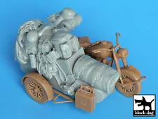 Black Dog 1/35 German Motorcycle Sidecar Accessories WWII (Master Box) T35011