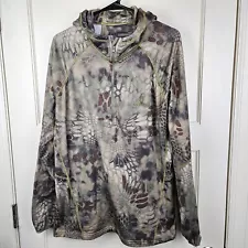 Kryptek Scale Camo 1/4 Zip Hoodie Sweatshirt Men's Size: XL Hunting