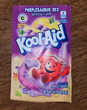 1x Kool-Aid Purplesaurus Rex - Grape-Lemonade Packet - Discontinued 2014 Revival