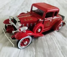 1932 Chevy Roadster Red Fire Chief 1941 Chevy Flatbed Truck AJAX