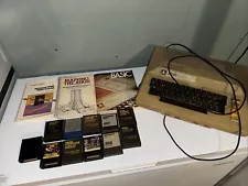 Atari 800 Computer Console Untested (read Description Plus Game And Book Lot