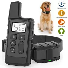 2800 FT Remote Dog Shock Training Collar Rechargeable Waterproof LCD Pet Trainer