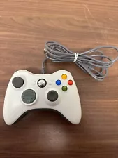 Wired White Controller For Xbox 360 Very Good 8E