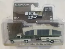 New ListingGreenlight Hitch & Tow 1970 FORD F-100 and POP-UP CAMPER TRAILER, New, See Pics!