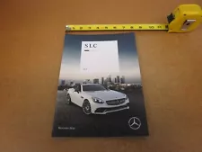 2019 Mercedes-Benz SLC-class SLC300 SLC43 AMG 43 sales brochure 32 pg ORIGINAL