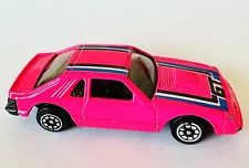 Yatming 1983 Ford Mustang GT 1/64 Scale Fox Body Rare Hot Pink Color