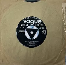 MEL TORME ‘Mountain Greenery/Jeepers Creepers’ Vogue/Coral Tri 45