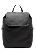 Frye Womens Olivia Black Leather Backpack V1001