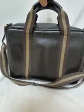 AUTHENTIC MCM Visetos Leather Briefcase