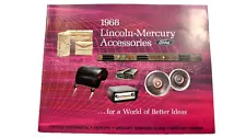 1968 Lincoln-Mercury Accessories For a World of Better ide Factory Sale Brochure