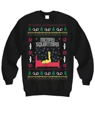 Merry Squirtmas Naughty Ugly Christmas Sweater Jumper - Sweatshirt