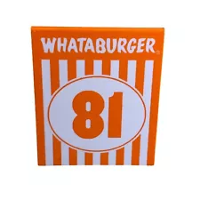 New ListingWhataburger Table Tent Number # 81