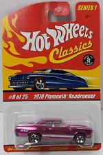 Hot Wheels Classics Series 1 – 1970 Plymouth® Roadrunner - #9 Pink - 2004