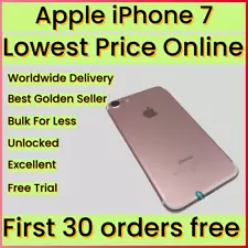 【LOWEST PRICE】Apple iPhone 7-32GB-Unlocked with call function-Excellent 1KgK