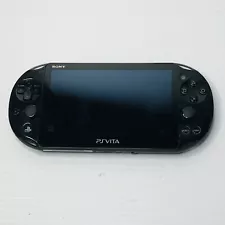 Sony Playstation Vita Slim PS Vita PCH-2001 Handheld Black 400GB SD W/ Games