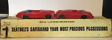 Vintage Interactive Toy Display For Seatbelt Safety