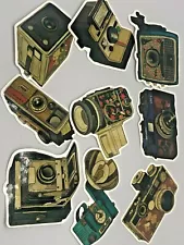 ANTIQUE CAMERAS~ Stickers Two Pack~18 PC for Skateboard~Laptop~Phone~Scrapbook