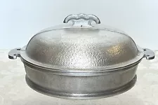 Vintage Guardian Service 2 Qt 9.75" Cast Aluminum Low Frying Pan/Casserole & Lid