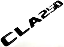 #2 CLA250 BLACK REPLACEMENT FOR MERCEDES REAR TRUNK EMBLEM BADGE NAMEPLATE DECAL