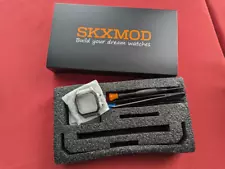 SKXMod Casio Royale AE-1200/1300 steel metal matte watch case w sapphire crystal