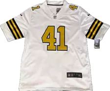 New!, Alvin Black & White Jerseys Saints Stitched S ize S M L XL 2XL 3XL