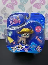 1 Littlest Pet Shop Fuzzy Great Dane dog 636 Fanciest NIP Factory damaged zoom