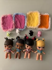 Bratz Babyz Lot of 4 Dolls: Blanket, Bag, Pets and Bottle