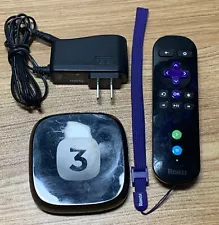 Roku 3 Streaming Device #4200X w/Remote | Power Supply