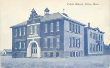 Montana Dillion Public School Postcard Shop 1913 Postcard 22-3860