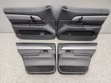 2003-2004 Mercury Marauder Interior Door Trim Panel Set Front Rear Used OEM