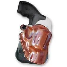 Leather OWB Paddle Holster Fits, S&W Chief's Special 38 SPL 2" Barrel R/H #5056#
