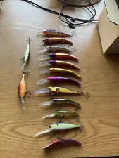 14 Deep Diving Lures Rapala Reef Runner Proberos ++ Pike Zander Troll Cast