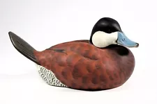 Henry Sesniak Ruddy Duck Wood Decoy 11 x 6 x 6 Inches 1lb