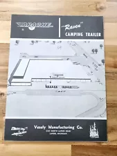 Vintage Apache Raven Pop Up Trailer Camper Sales Ad Brochure Travel