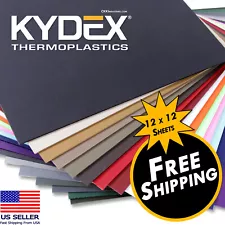 KYDEX® Sheet - (12in x 12in)(.060, .080, .093 & .125 Thicknesses)