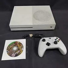 Microsoft Xbox One S Console Model 1681 w/ Controller & FIFA 17 Game